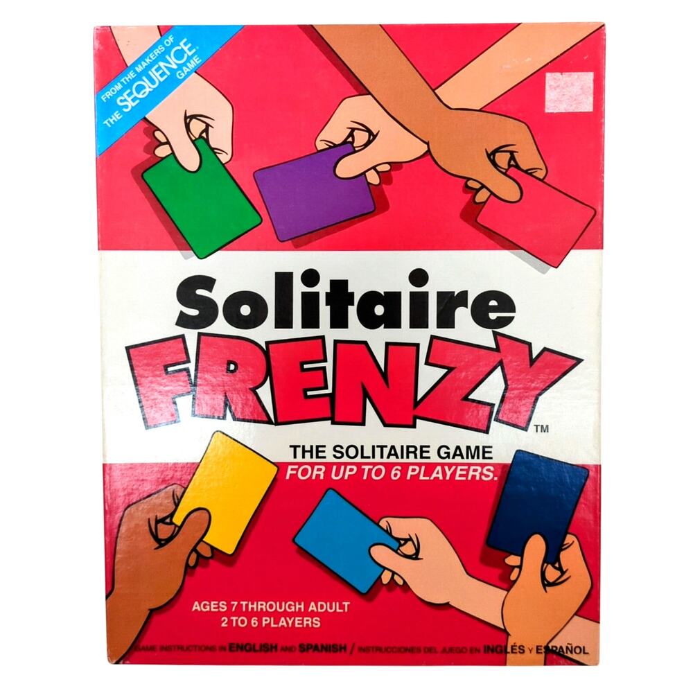 Solitaire Frenzy Card Game (2002) Jax LTD 100% Complete Fast Sequence GOOD